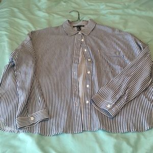 Stripes button down shirt
